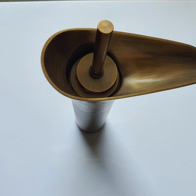 Vòi lavabo nóng lạnh đồng mạ giả cổ Juno sofa Teady VCT- 123B