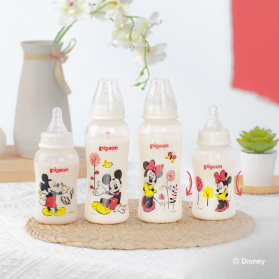 Bình Sữa Pigeon PP Streamline Hình Chuột Minnie 150ml250ml