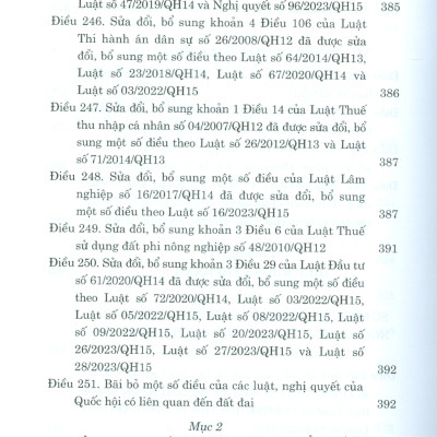 Luật Đất Đai (Sửa đổi, bổ sung năm 2024)