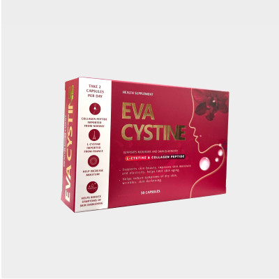 Viên uống giúp trắng da, sáng da, chống lão hóa da an toàn EVA CYSTINE hàng phân phối Bênh Viện, Phòng Khám toàn quốc (H/30V)