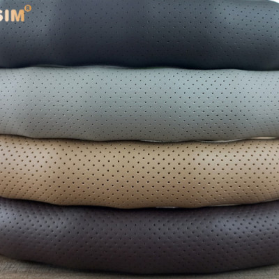 Bọc vô lăng cao cấp Macsim mã 8932 màu coffee - Chất liệu da thật - Khâu tay 100% size M