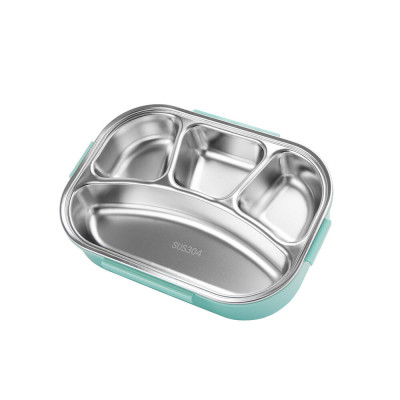 Hộp cơm cho trẻ em chia ngăn inox 304 Elmich Babycare EL-0009  - Hàng chính hãng