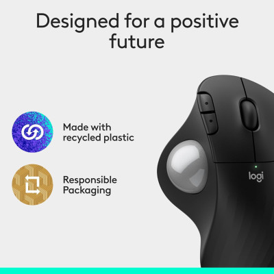Chuột bi xoay không dây ERGO M575s Silent - Hàng Chính Hãng