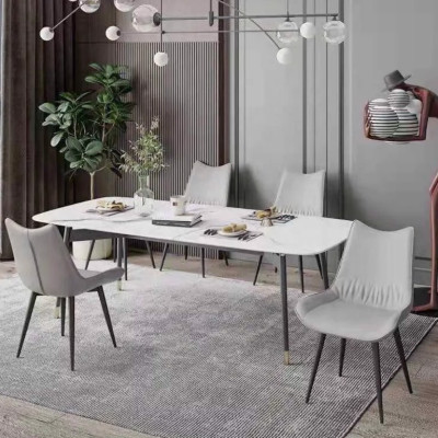 Ghế ăn bọc da Juno Sofa chân sắt nhập khẩu hiện đại kích thước 45 x 50 x 82cm