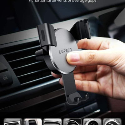 Ugreen UG40907LP130TK 4 - 6 inch Màu Đen Giá đỡ điện thoại trên ô tô - HÀNG CHÍNH HÃNG