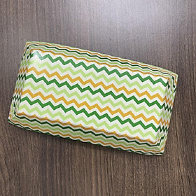 Khay giấy đựng thức ăn - Gói 50 khay giấy có họa tiết