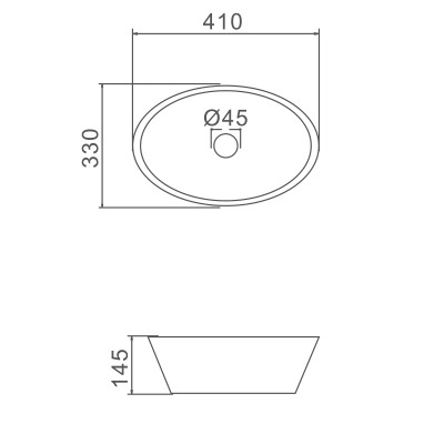 CHẬU LAVABO SỨ NGA CAO CẤP GAPPO  GT304