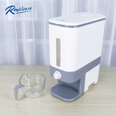 Hộp đựng gạo 12kg, thùng đựng ngũ cốc lớn có nắp đậy,  thùng đựng ngũ cốc gia dụng cho nhà bếp, nhiều loại ngũ cốc