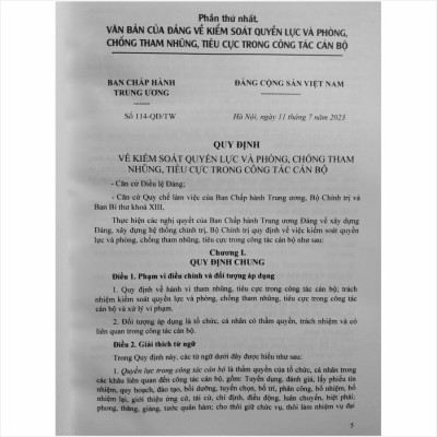 Hệ Thống Văn Bản Của Đảng, Nhà Nước Về Phòng Chống Tham Nhũng, Tiêu Cực Trong Công Tác Cán Bộ - Tổng Hợp Các Khung Hình Phạt Về Tội Phạm Tham Nhũng Trong Bộ Luật Hình Sự - V2293T