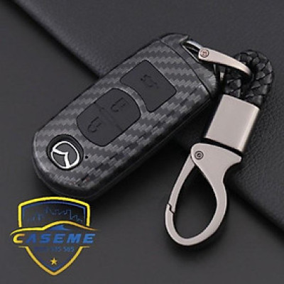 Mazda,Vỏ chìa khóa cacbon cao cấp xe mazda CX5 2018, mazda3, Mazda 6 Pedanauto