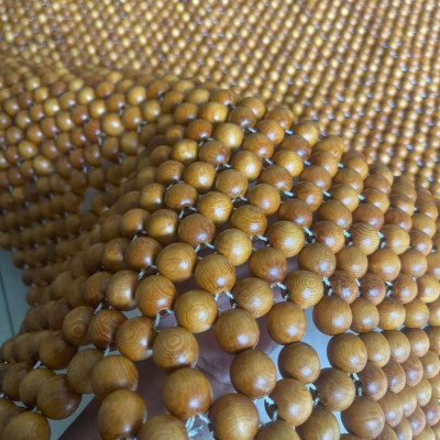 Lót ghế ô tô hạt gỗ Pơ MU ( hình thật )