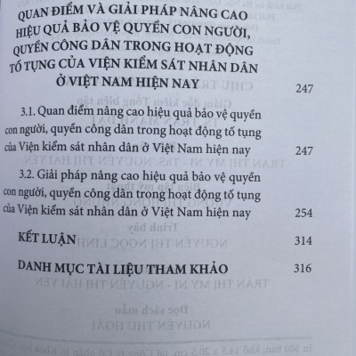 Bảo Vệ Quyền Con Người, Quyền Công Dân Trong Hoạt Động Tố Tụng Của Viện Kiểm Sát Nhân Dân Ở Việt Nam Hiện Nay