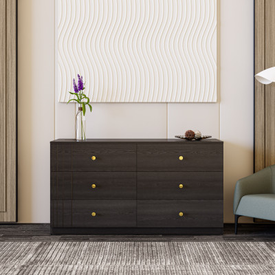 [Happy Home Furniture] JOVIE, Tủ lưu trữ 6 ngăn kéo, 140cm x 45cm x 75cm ( DxRxC), THK_152