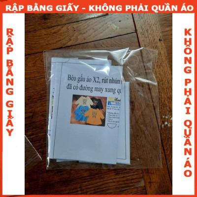 Rập giấy mã 1335 chân váy A lưng thun (BẢN VẼ)