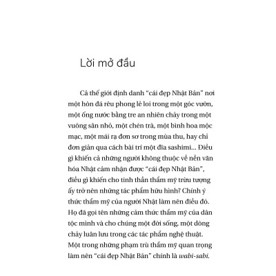Wabi-Sabi - Tập 1 - Cho Nghệ Sĩ, Nhà Thiết Kế, Nhà Thơ Và Triết Gia (PB)