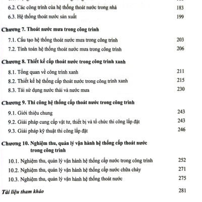 Cấp Thoát Nước Trong Nhà Và Công Trình
