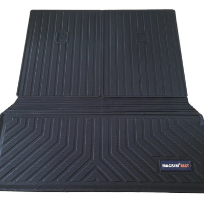 Thảm lót cốp xe ô tô BMW X7 2019+ nhãn hiệu Macsim chất liệu TPV cao cấp màu đen (d0363)