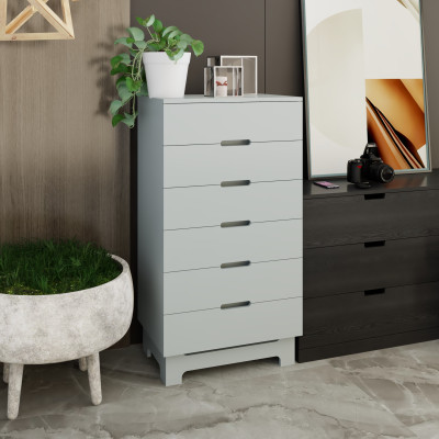 [Happy Home Furniture] MOLLY, Tủ lưu trữ 6 ngăn kéo, 64cm x 45cm x 120cm ( DxRxC), THK_105