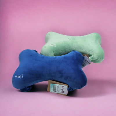 Gối foam khúc xương Heli đa chức năng-30x18x10cm - ( Gối tựa đầu xe hơi, đi xe máy cho bé)