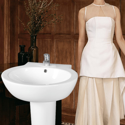 LAVABO KÈM BỆ ĐỠ  CAO CẤP MÃ S-4386-4397