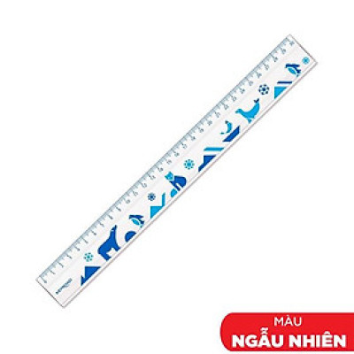 Thước Kẻ 30 cm - Keyroad KR972440 (Mẫu Màu Giao Ngẫu Nhiên)