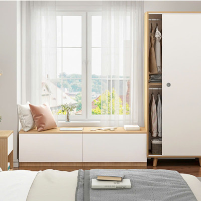 Tủ Gỗ Thấp Kê Cửa Sổ, Ban công , Dọc Tường Nhiều Ngăn Có Cánh Cửa Tiện Lợi Đa Chức Năng - GP131 