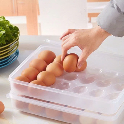 Hộp đựng trứng 24 quả Việt Nhật (6786) trong suốt gọn nhẹ giúp cố định những quả trứng nằm yên một vị trí, bảo quản trứng