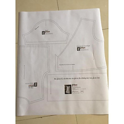 Rập giấy A0 R432 - đầm thun cổ ôm (BẢN VẼ)