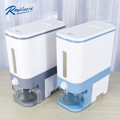 Hộp đựng gạo 12kg, thùng đựng ngũ cốc lớn có nắp đậy,  thùng đựng ngũ cốc gia dụng cho nhà bếp, nhiều loại ngũ cốc