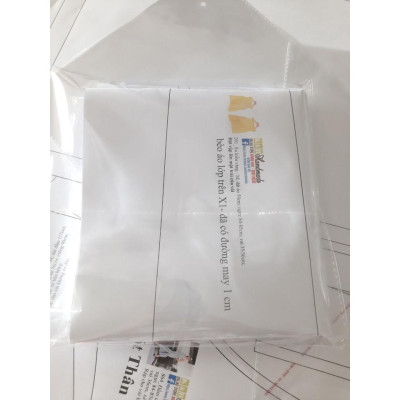 Rập giấy mã 735 (BẢN VẼ) rập đầm maxi