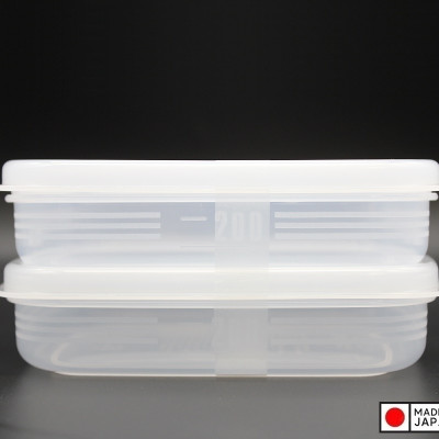 Set 02 hộp thực phẩm Firm Pack J 400ml x2 - Hàng nội địa Nhật Bản nhập khẩu chính hãng