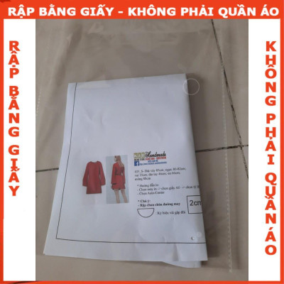 Rập giấy A0 đầm nữ  mã 435 (BẢN VẼ)