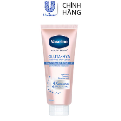 Vaseline Gluta-Hya Dưỡng Thể Nâng Tông Tức Thì Gấp 4 Lần 300ML