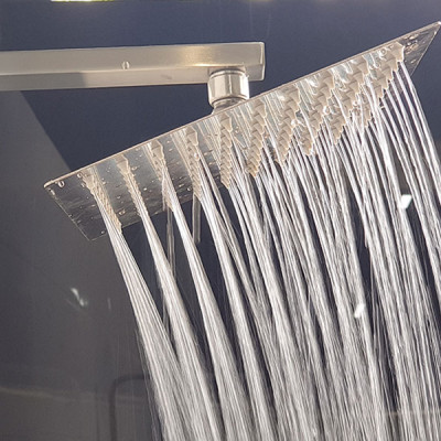 Đài sen tắm Inox SUS 304 Eurolife vuông EL-DSV20 (Trắng vàng)