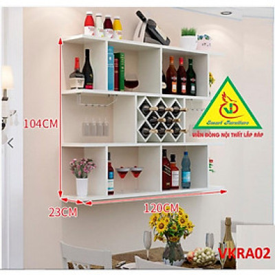 Kệ trang trí treo tường VKRA02A - Nội thất lắp ráp