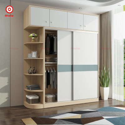 TỦ QUẦN ÁO GỖ CÔNG NGHIỆP CÁNH LÙA HIỆN ĐẠI OHAHA - CL026