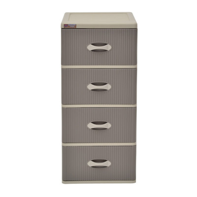 Tủ quần áo lớn kẻ sọc Song Long 4 tầng - Màu ngẫu nhiên