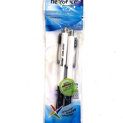 Bút bi Senior FO-026 (Vỉ/2 cây) (Mẫu Màu Giao Ngẫu Nhiên)