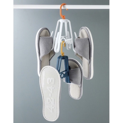 Combo 2 móc treo phơi giày dép thông minh đầu xoay 360 độ , xếp gọn tiện lợi khả năng chịu lực cao ,không tốn diện tích , mau khô ráo nước tiện lợi 
