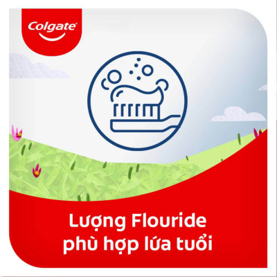 Bộ đôi kem Đánh Răng Colgate Trẻ em thiên nhiên 3-5 tuổi 80G