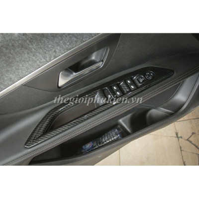 Ốp nội thất vân Carbon cho Peugeot 3008, Peugeot 5008 Cao cấp