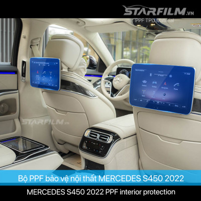 Mercedes Benz S450 2022 PPF TPU chống xước tự hồi phục STARFILM