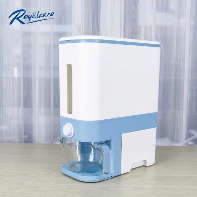 Hộp đựng gạo 12kg, thùng đựng ngũ cốc lớn có nắp đậy,  thùng đựng ngũ cốc gia dụng cho nhà bếp, nhiều loại ngũ cốc