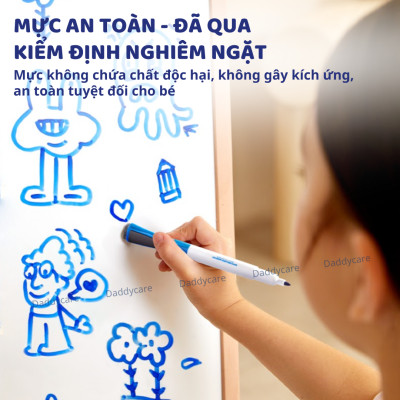 Bút viết bảng trắng nhiều màu Mideer Little Artist Whiteboard Marker, bút màu nước cho bé