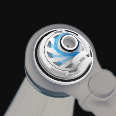 Vòi sen tắm mạ có nút dừng kết hợp công nghệ trộn khí Air Beat Pita Takagi JSB025MN