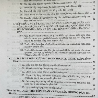 Cẩm Nang Nghiệp Vụ Công Tác Thanh Tra - Giải Đáp Một Số Tình Huống Thường Gặp và Quy Tắc Ứng Xử Của Cán Bộ, Công Chức, Viên Chức Trong Ngành Thanh Tra Và Cán Bộ, Công Chức Làm Công Tác Tiếp Công Dân