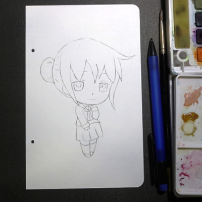 Giấy vẽ màu nước giấy lên màu đẹp tự nhiên, giấy vân nhẹ 40 tờ bo góc khổ (11 x 17.5) cm NA393 Green Art - Hàng chính hãng