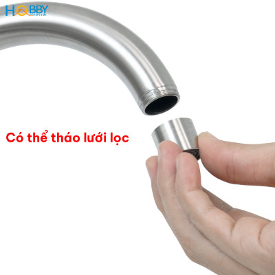 Vòi rửa chén bát lạnh inox 304 Hobby home decor RL1