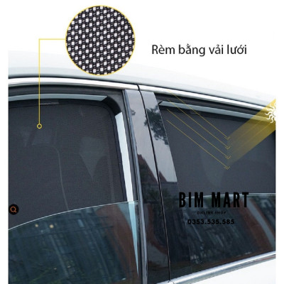Rèm che nắng nam châm ô tô dành cho các xe hãng Vinfast - Hàng Chính Hãng