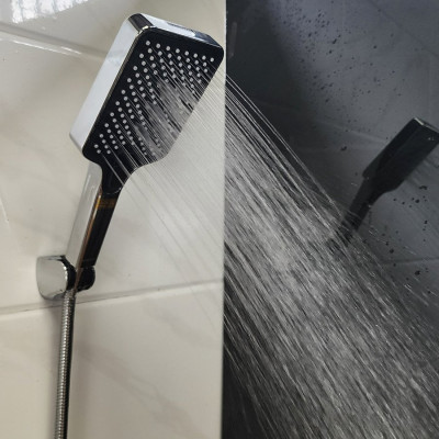 Bộ tay dây sen 4 chức năng chảy, nhựa ABS mạ Chrome Eurolife EL-126SH-T